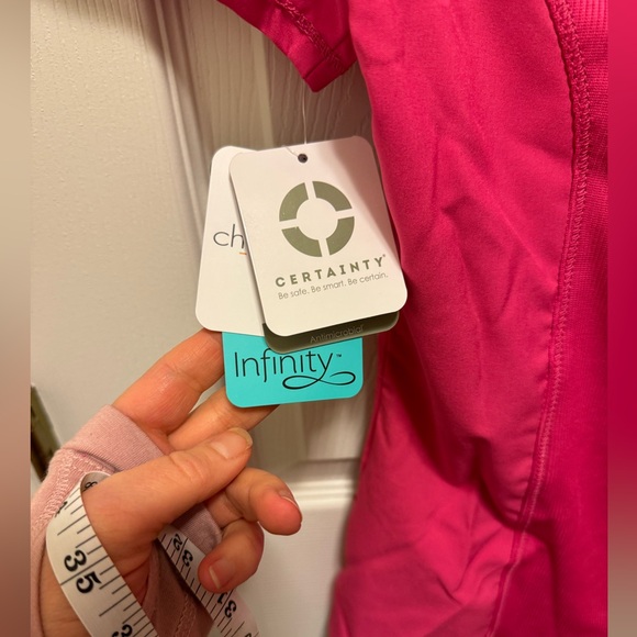 Cherokee Infiniti Scrub Set. Size XS. NWT.  Carmine Pink. - Picture 9 of 16